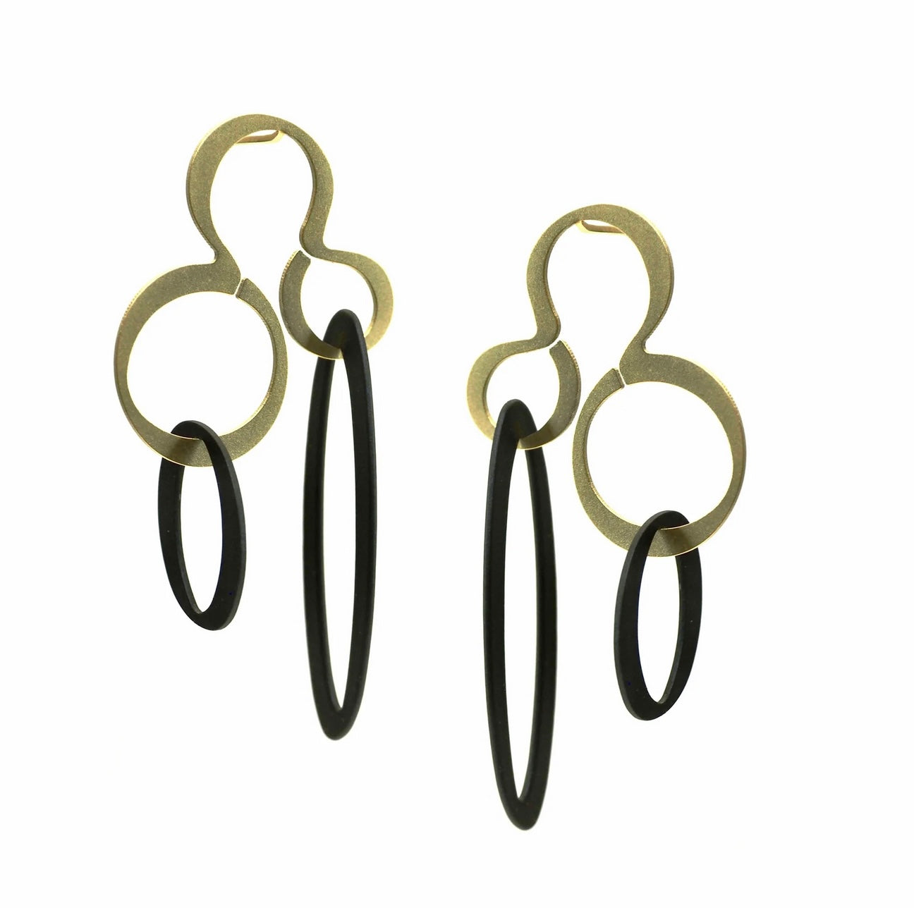 handmade statement earrings gold handmade in melbourne australian made jewellery eloise the label