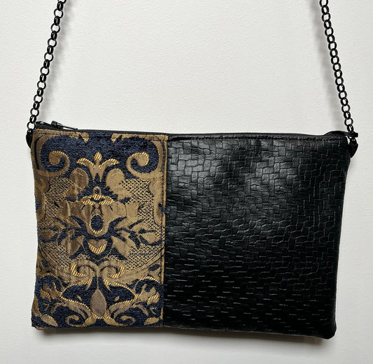 jacquard brocade bag handmade in melbourne shoulder bag evening purse fabric bag stylish bag unique bag statement accessories australian made bags eloise the label