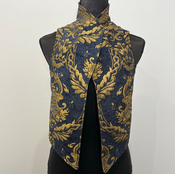 brocade vest womens vest ladies clothing unique clothes handmade in melbourne timeless clothing unique style classy elegant statement clothing luxe fabrics evening clothing australian made clothing eloise the label