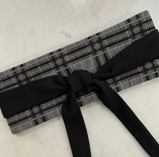 obi belt plaid check jacquard plaid melbourne made ladies clothing stylish clothing handmade in melbourne classy elegant clothing timeless pieces timeless clothing classic style unique clothing unique style ageless style luxe fabrics statement clothing statement style evening style womens clothing australian made clothing made in australia eloise the label