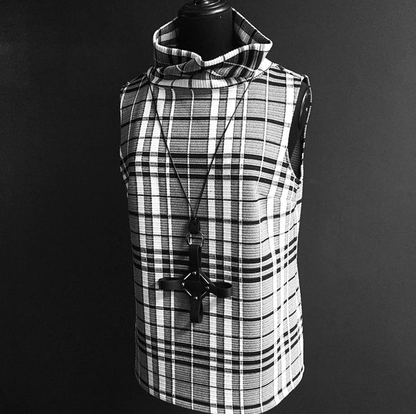plaid top ladies apparel black and white check stylish clothing handmade in melbourne classy elegant clothing timeless pieces timeless clothing classic style unique clothing unique style ageless style luxe fabrics statement clothing statement style clothing womens clothing made in australia eloise the label