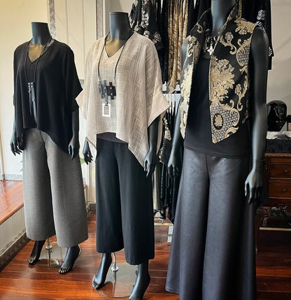 wide leg pant jacquard pants high waisted pant ladies apparel stylish clothing handmade in melbourne classy elegant clothing timeless pieces timeless clothing classic style unique clothing unique style ageless style luxe fabrics statement clothing statement style evening style clothing womens clothing made in australia eloise the label